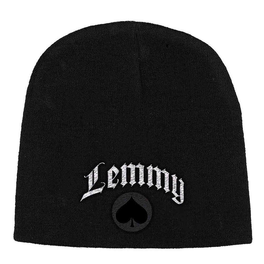 Lemmy Kilmister - Ace Of Spades Beanie Muts - Zwart